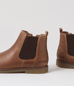 202916 CHELSEA II JNR CK TAN WAXY LEATHER