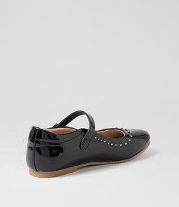 203391 AUBREY JNR CK BLACK PATENT LEATHER