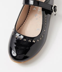 203391 AUBREY JNR CK BLACK PATENT LEATHER
