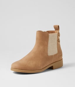 203438 TASH JNR CK TAN SMOOTH