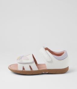 SASKIA TOT CK WHITE MULTI LEATHER