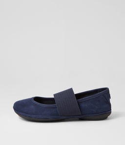21595 RIGHT NINA CM NAVY BLUE NUBUCK