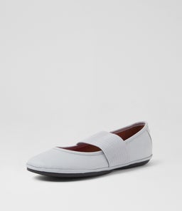 21595 RIGHT NINA CM LT PASTEL GREY LEATHER
