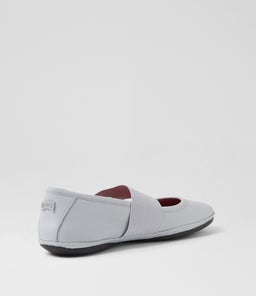 21595 RIGHT NINA CM LT PASTEL GREY LEATHER