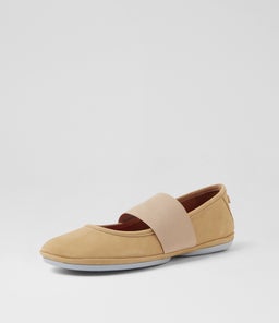 21595 RIGHT NINA CM MEDIUM BEIGE SUEDE