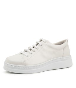K200508 RUNNER UP CM WHITE NATURAL LEATHER