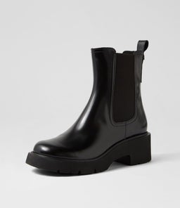 K400575 MILAH CM BLACK LEATHER