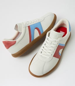 K201608 TWINS CM WHITE NATURAL LEATHER