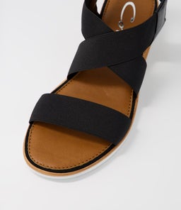 PRIOLA CQ BLACK ELASTIC SMOOTH