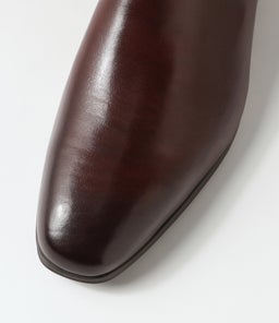 ALPHA CV DARK BROWN LEATHER