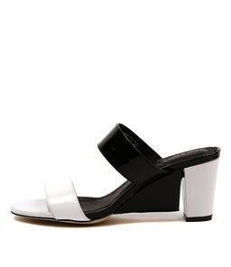 DEKKER WHITE BLACK PATENT LEATHER