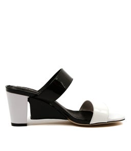 DEKKER WHITE BLACK PATENT LEATHER