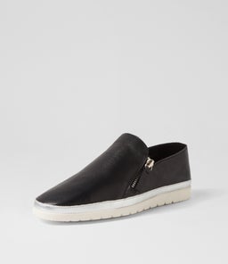 ASHLI DF BLACK SILVER LEATHER