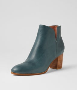 DEITHA DF DK DENIM NATURAL HEEL LEATHER