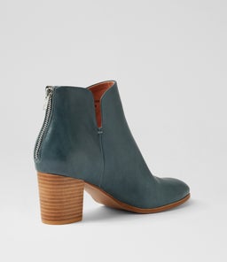 DEITHA DF DK DENIM NATURAL HEEL LEATHER