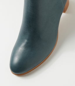 DEITHA DF DK DENIM NATURAL HEEL LEATHER
