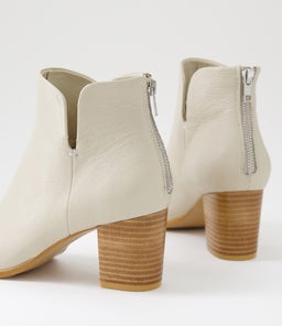 DEITHA DF ALMOND NATURAL HEEL LEATHER