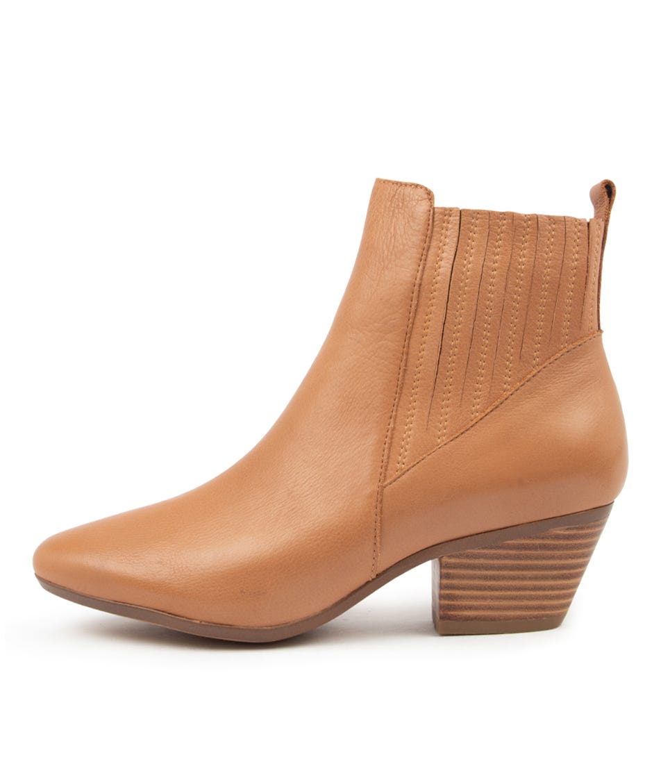 Buy Diana Ferrari Imbers Df Dk Tan Ankle Boots online with free shipping