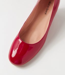 LESPIE DF DEEP RED PATENT LEATHER
