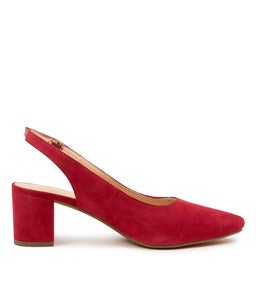 LUCINE DF RED SUEDE