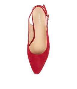LUCINE DF RED SUEDE