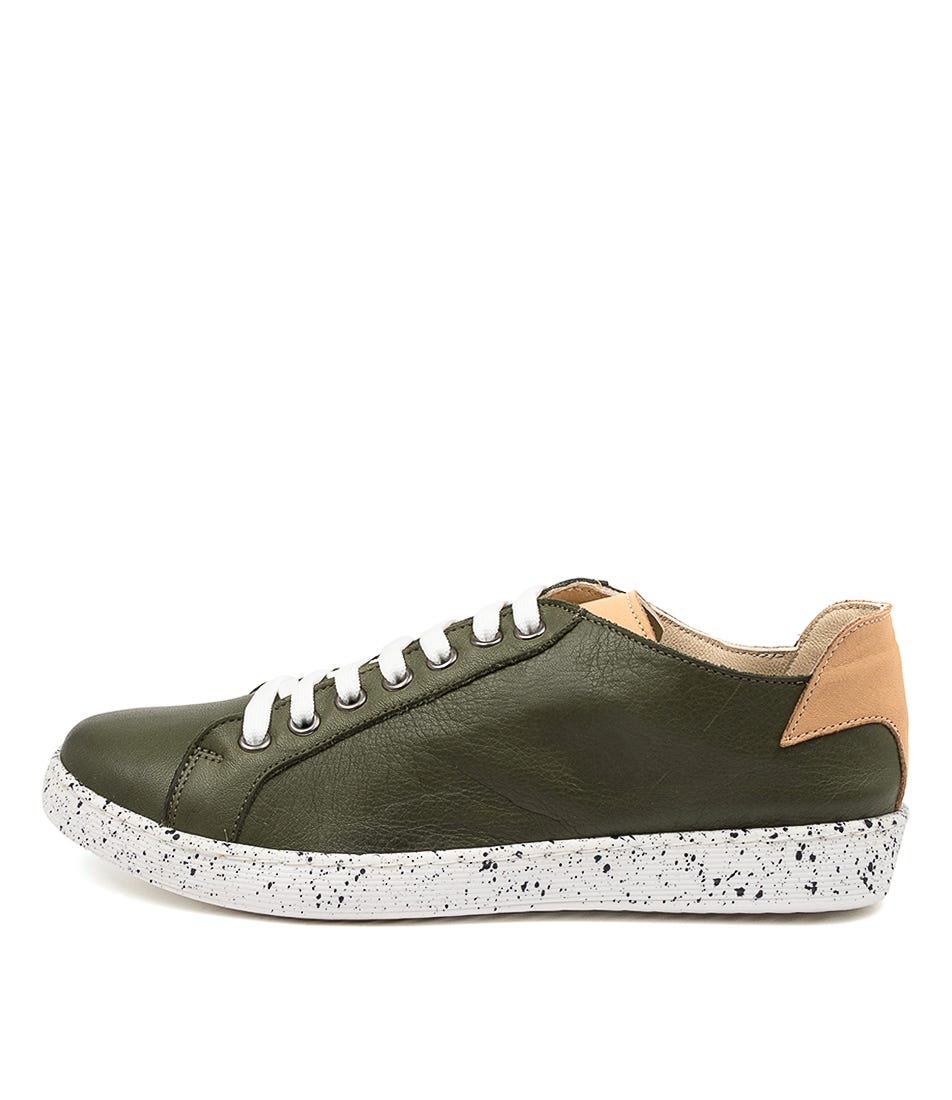 Buy Diana Ferrari Samira Df Dk Olive Sneakers online with free shipping