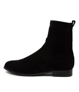 FINKIS DF BLACK STRETCH MICROSUEDE