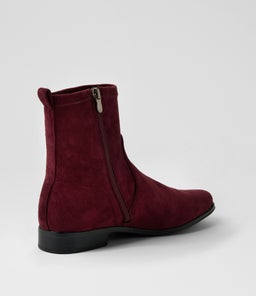 FINKIS DF BURGUNDY STRETCH MICROSUEDE