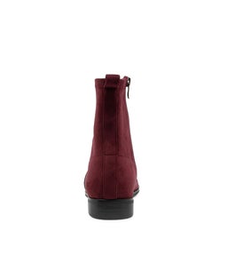 FINKIS DF PLUM STRETCH MICROSUEDE