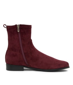 FINKIS DF PLUM STRETCH MICROSUEDE