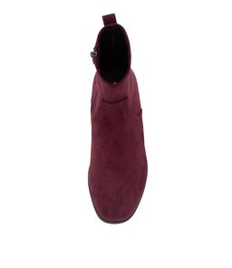 FINKIS DF PLUM STRETCH MICROSUEDE