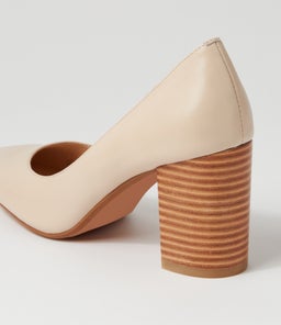 SABENA DF CREAM NATURAL HEEL LEATHER