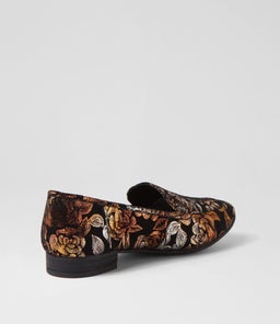 TEMIMIE DF GOLD FLORAL SUEDE