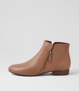 RONELE DF LT CHOC DK BROWN HEEL LEATHER