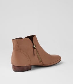 RONELE DF LT CHOC DK BROWN HEEL LEATHER