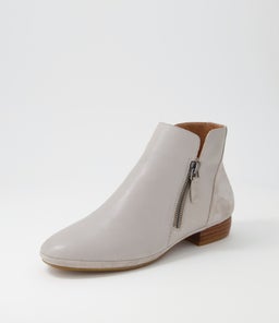RONELE DF DK STONE LEATHER SUEDE