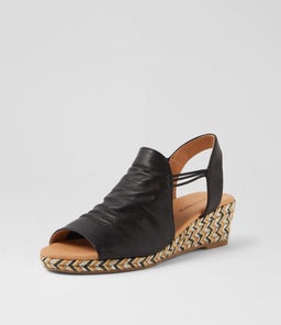 HLENSIA DF BLACK MULTI ROPE LEATHER
