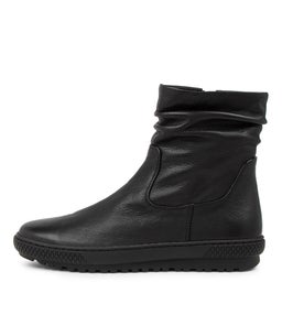 FARAH DF BLACK BLACK SOLE LEATHER