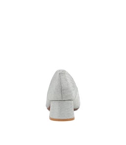 WANITA DF SILVER METALLIC SUEDE