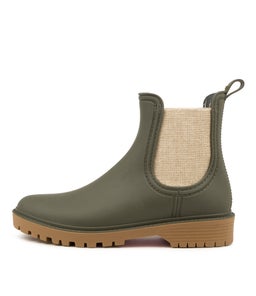 LAURINA DF OLIVE GUMBOOT