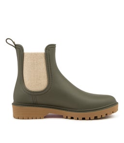 LAURINA DF OLIVE GUMBOOT