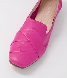 TILONY DF FUCHSIA LEATHER