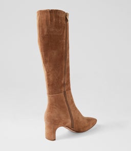 SWAN DF LT CHOC SUEDE