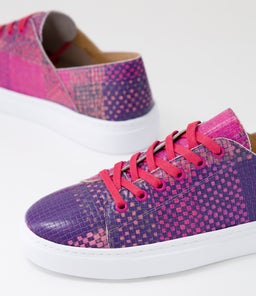 OAKS DF FUCHSIA MULTI LEATHER