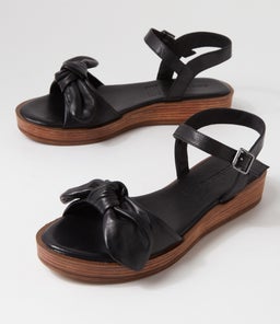 ANDEE DF BLACK NATURAL SOLE LEATHER