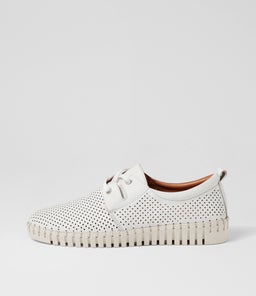 ARNIED DF WHITE WHITE SOLE LEATHER
