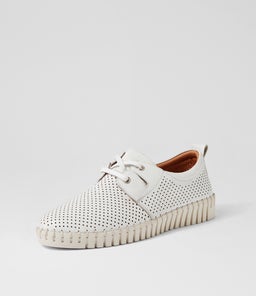 ARNIED DF WHITE WHITE SOLE LEATHER