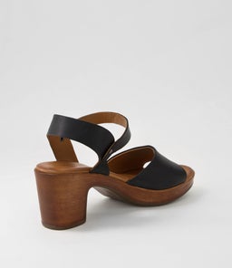 BLAIDE DF BLACK NATURAL HEEL LEATHER