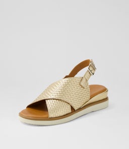 EMMAS DF PALE GOLD LEATHER