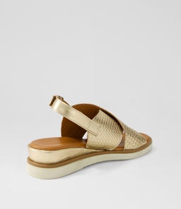 EMMAS DF PALE GOLD LEATHER